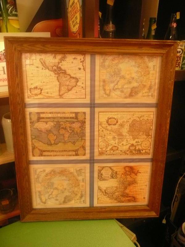 VINTAGE MAP PICTURE