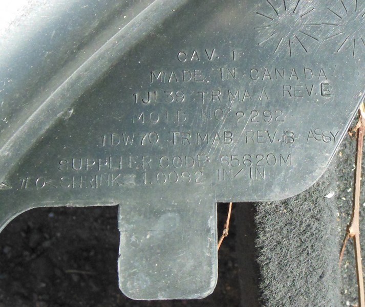 lot 112 image: Black Bumper Cover