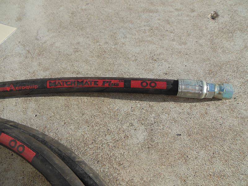 lot 48 image: NEW 10 ft (approx.) Aeroquip Matchmate Plus Air Hose