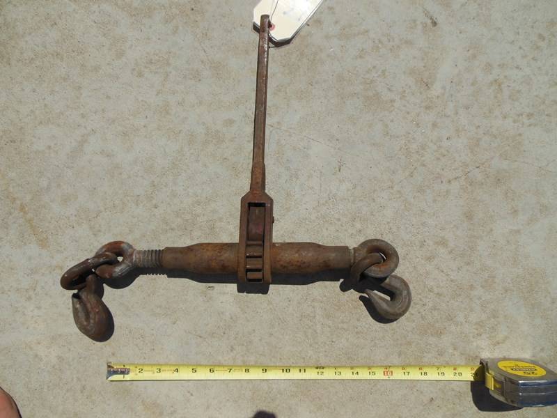 lot 54 image: Durabilt MFG Ratchet Chain Binder - WLL 6600 lbs., Durabilt 38 hooks