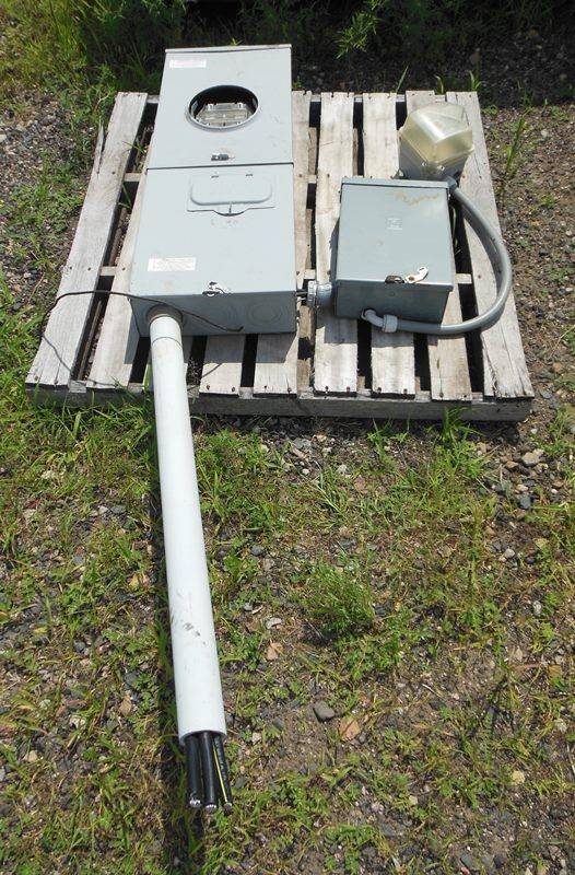 lot 95 image: Temporary Electric Service Panel