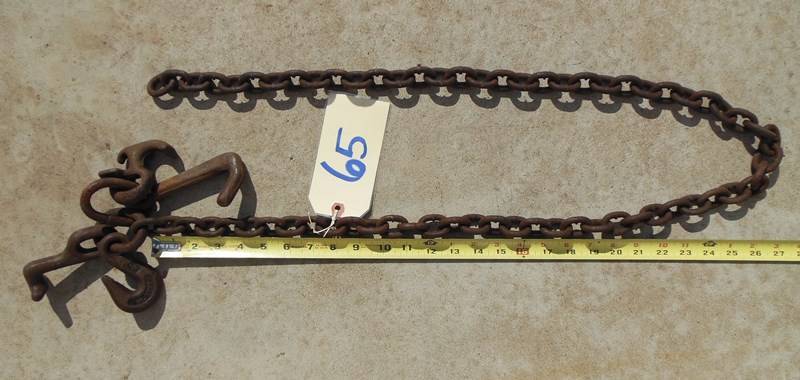 lot 65 image: 4 Piece Grab Cluster (5400 lb W.L.L. ) with approx. 57 of Chain - BA Products Co