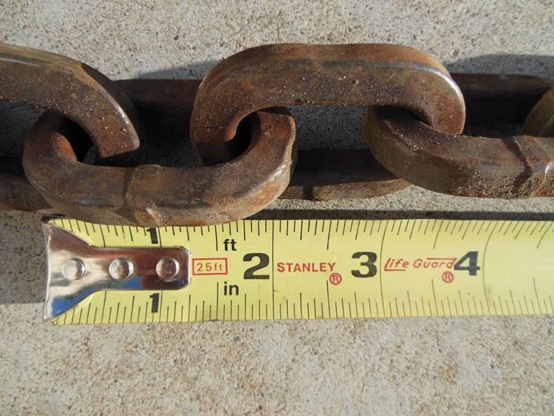 lot 74 image: Three Chains Approximately 41, 10 3, and 10