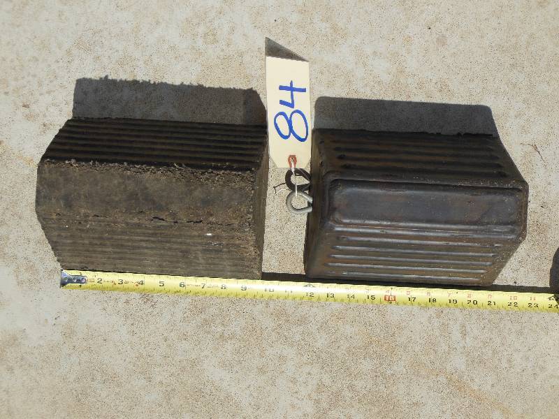 lot 84 image: Two Rubber Wheel Chocks