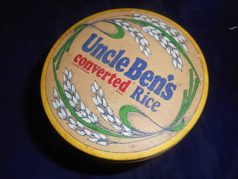 VINTAGE UNCLE BENS RICE TIN
