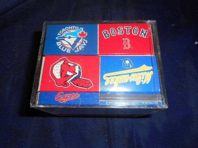 BASEBALL WOODEN MATCHBOOK COLLECTION