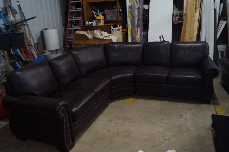 Leather Sectional Couch