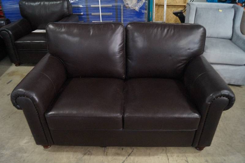 Leather Loveseat