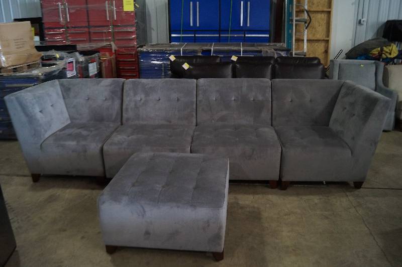 Sectional Couch & Ottoman