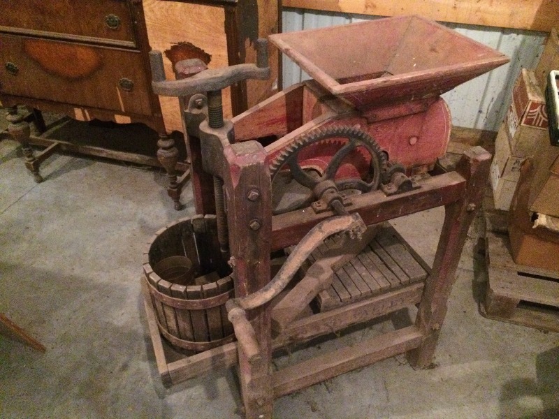 Antique Vintage Wine Press - a true collectors item