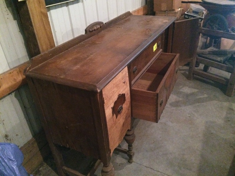 Antique Vintage Hutch 60 Long x 20 deep x 39 high