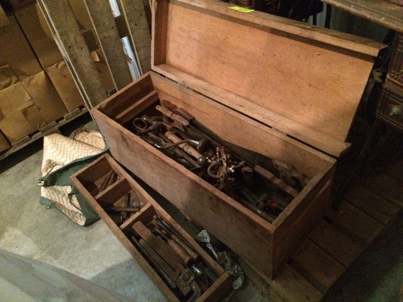 Vintage Hand Tools and Tools Chest