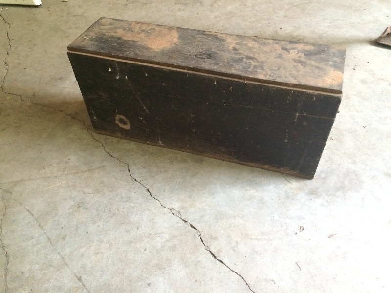 Vintage Storage Box  22L x 6 w x 10 high