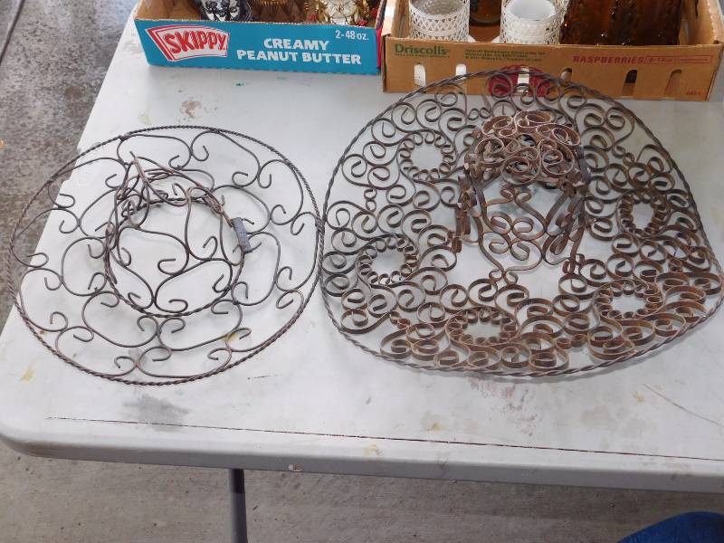 lot 66 image: 2 metal Mexican themed hats