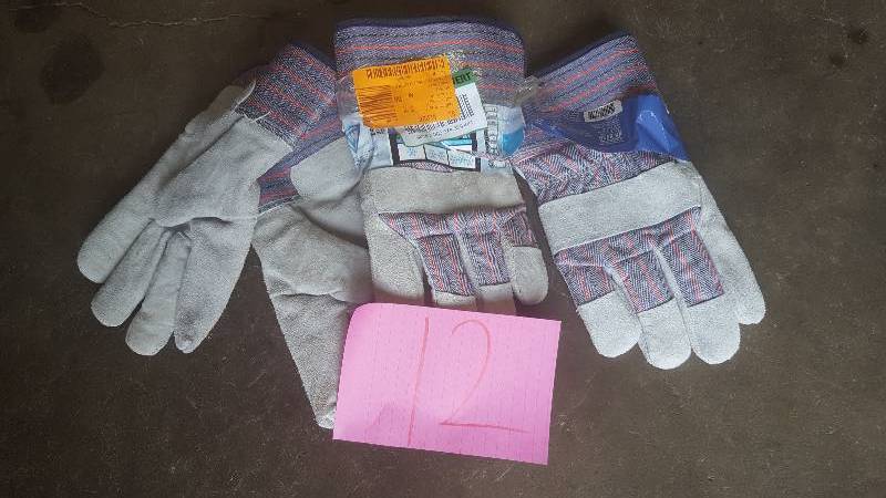 Lot of 3 Pair of working gloves