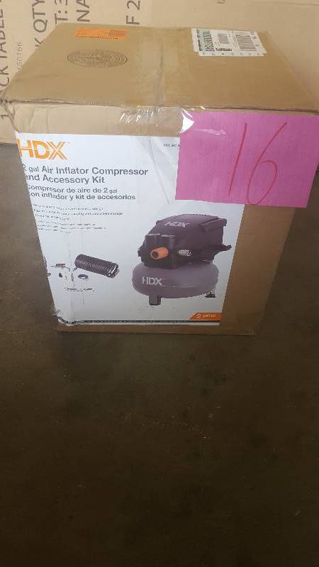 HDX 2 Gal Air Inflator Compressor