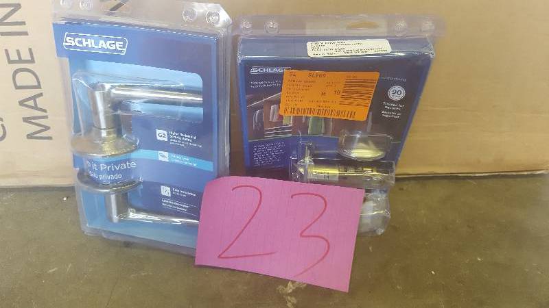Lot of 2 Schlage Door handles