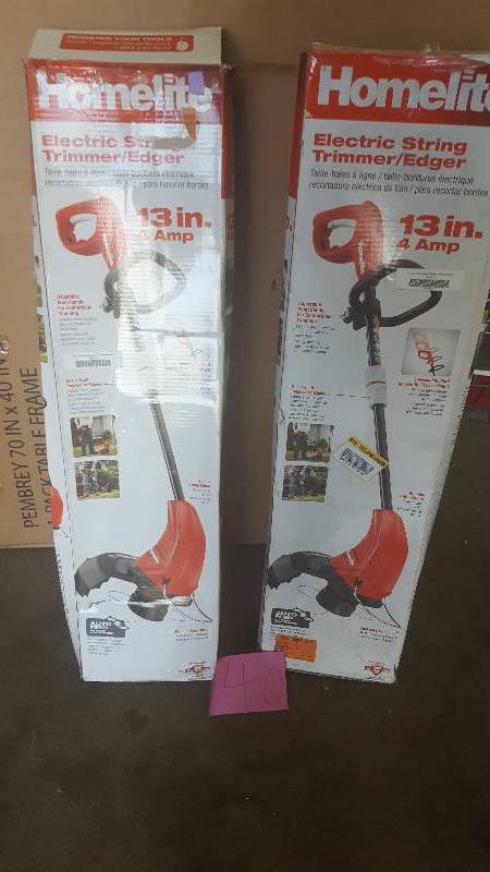 Lot of 2 Homelite 13 in Electric Trimmers