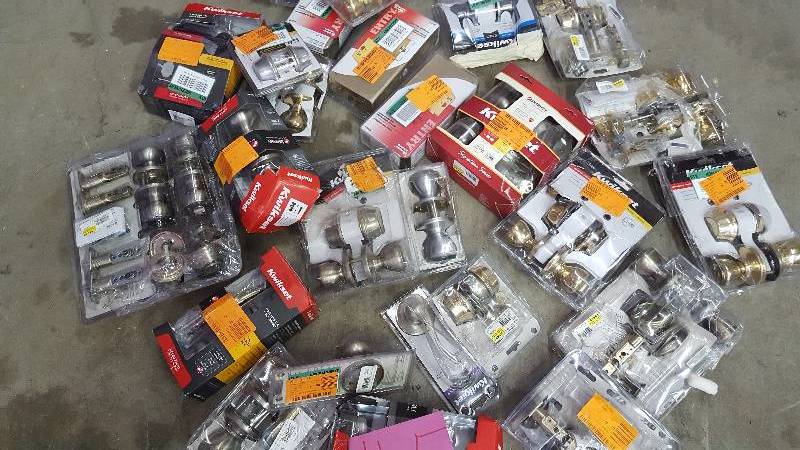 Lot of Door Hardware Not Inspected