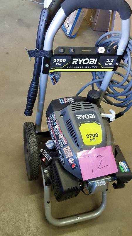 Ryobi 2700 PSI Preassure Washer missing gun attachment and 3 tips New