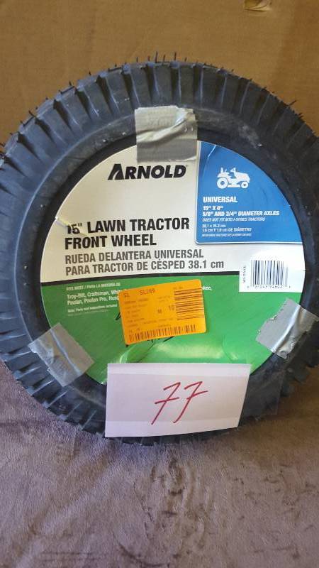 Arnold 15 Lawn Tractor Front Wheel