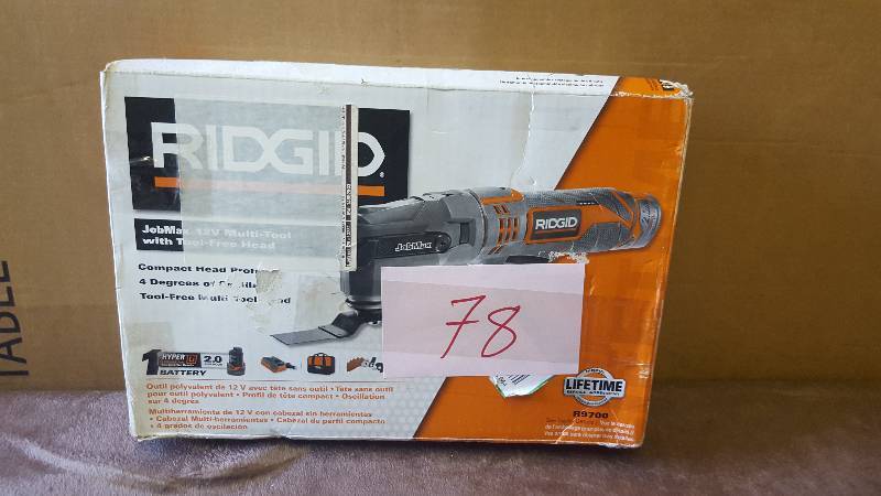Ridgid JobMax 12Volt Multi Tool in good wotrking condition