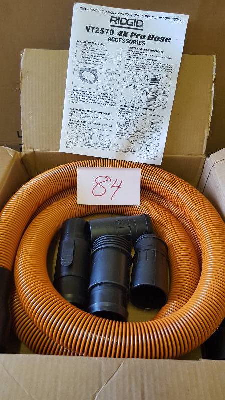 Ridgid VT2570 4X Pro Hose New