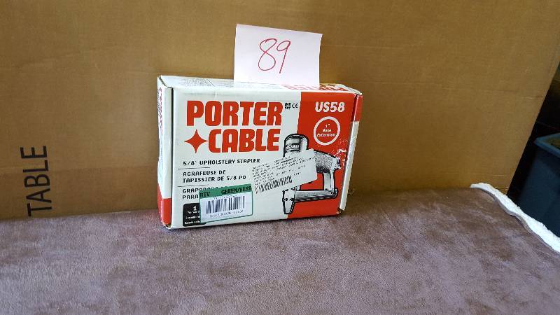 Porter Cable US58  58 Upholstery Stapler New