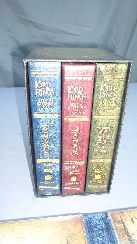 lot 30 image: Lord of the Rings DVD Trilogy Box Set