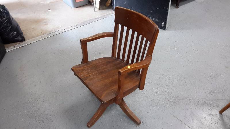 Wooden office chair