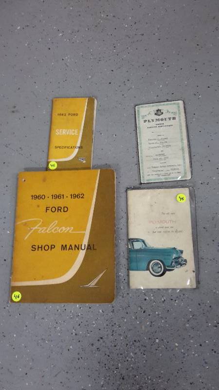 Original Ford falcon shop manual