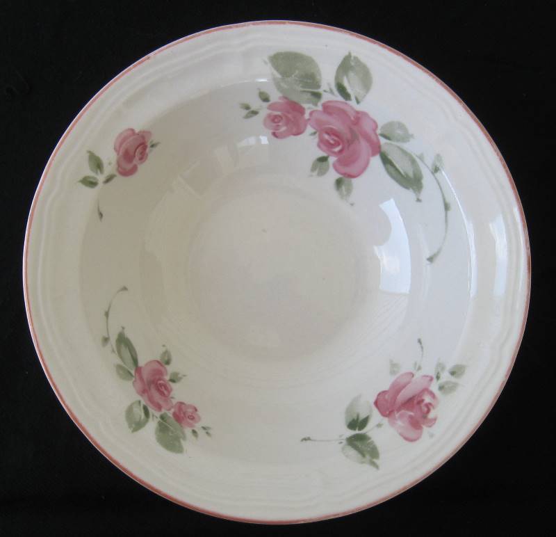 Gibson Everyday China Dinnerware with Rose Pattern CABIN ESTATE KBID