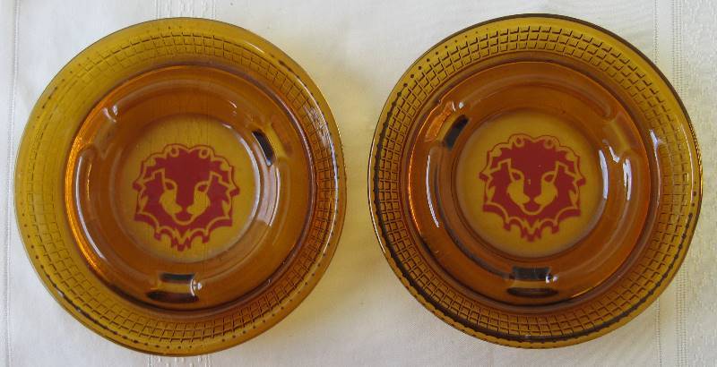 lot 062 image: Vintage Ashtrays, Cool WWII Era Lighters, & Playing Cards