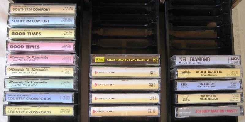 lot 133 image: Music Cassettes and Cassette HoldersOrganizers