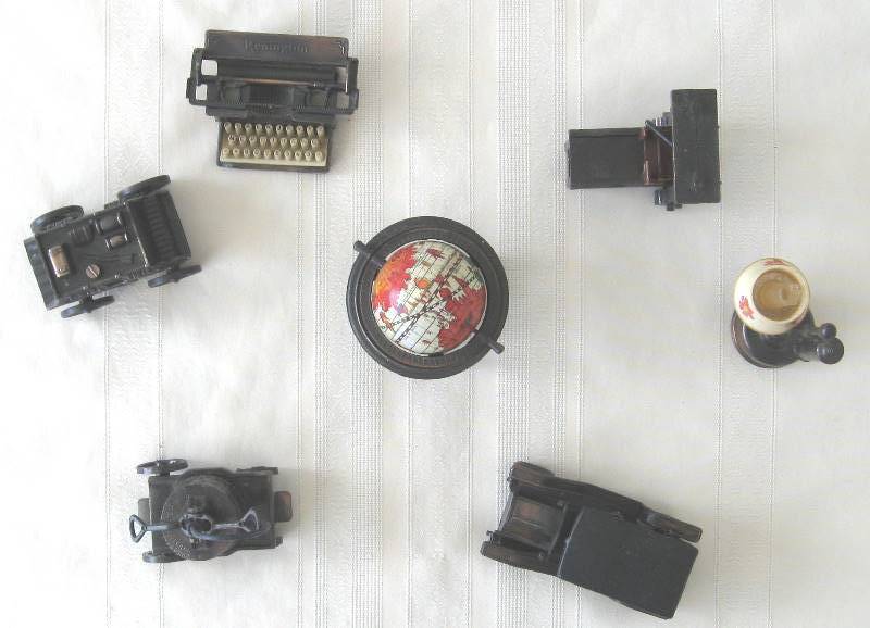 lot 151 image: Miniature Collectible Metal Pencil Sharpeners