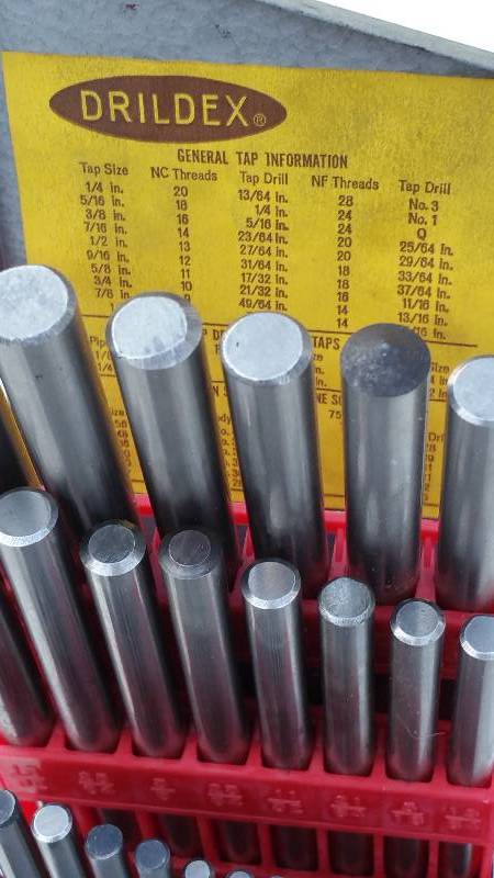 lot 22 image: Drildex Tap Set 116 to 12 by 164