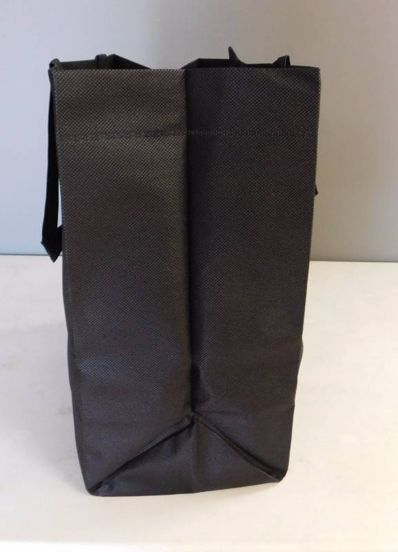Black Reusable Value Totes 13 x 8 x 15