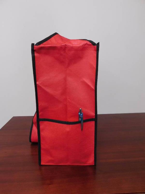 Red Over The Shoulder Totes 16x 7 x 14