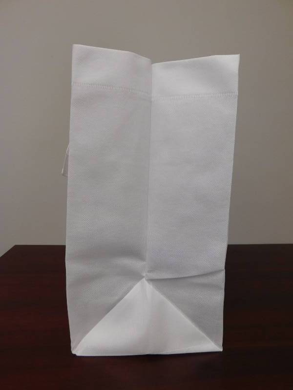 White Reusable Value Totes 13 x 8 x 15