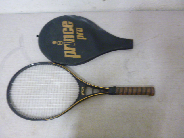 lot 66 image: Prince Pro Tennis Racket