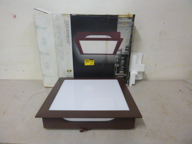 lot 99 image: Hampton Bay Flush Mount Fluorescent Light
