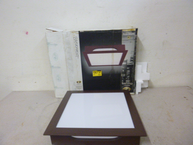 lot 101 image: Hampton Bay Flush Mount Fluorescent Light