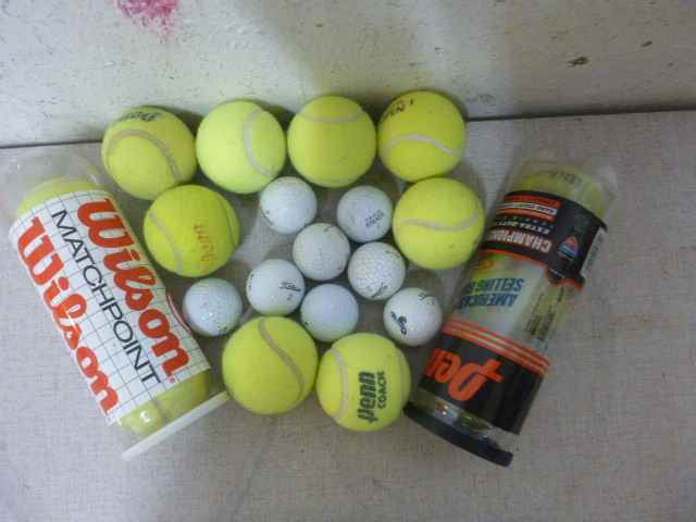 lot 117 image: Golf and Tennis Balls