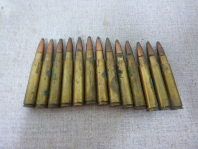 lot 210 image: 13 8mm Mauser Rifle Shells