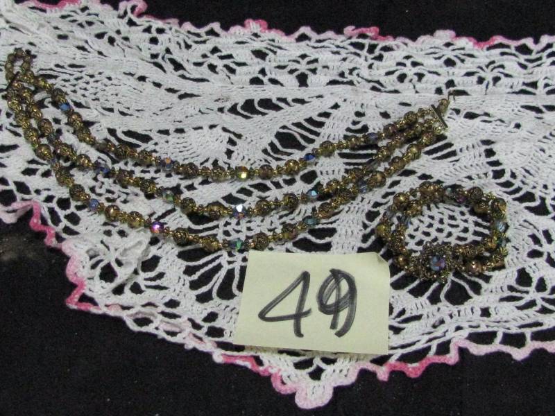 Vintage Necklace and Matching Bracelet