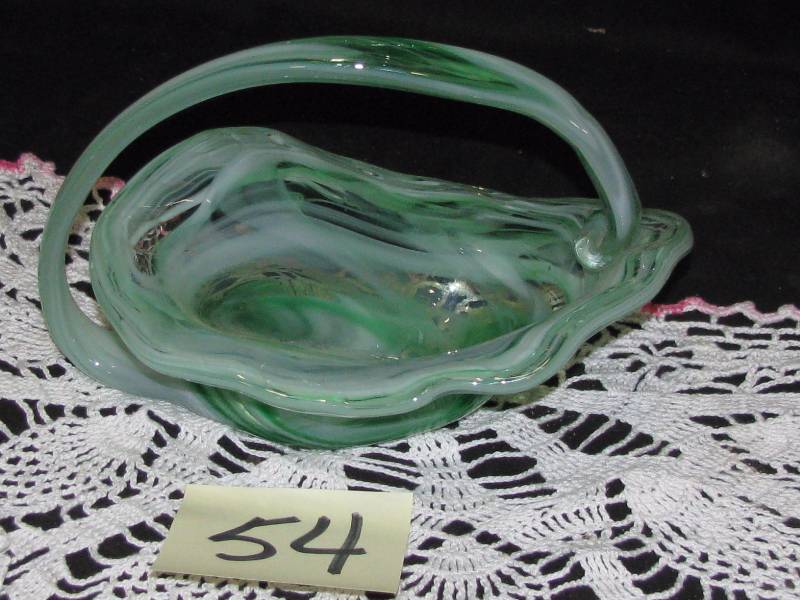 Blown Glass Basket