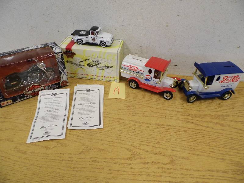 Harley Davidson, Pepsi, Matchbox
