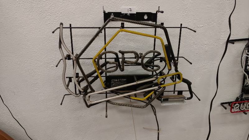 lot 17 image: Vintage GPC Neon Sign
