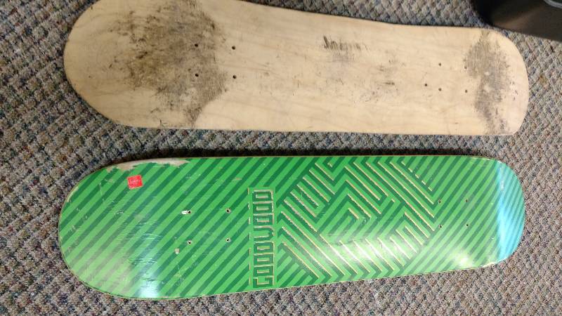 lot 54 image: Two Skateboard Decks