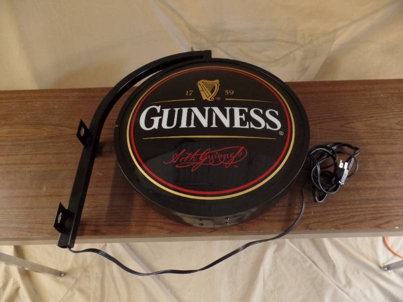 Guiness Light Up Sign